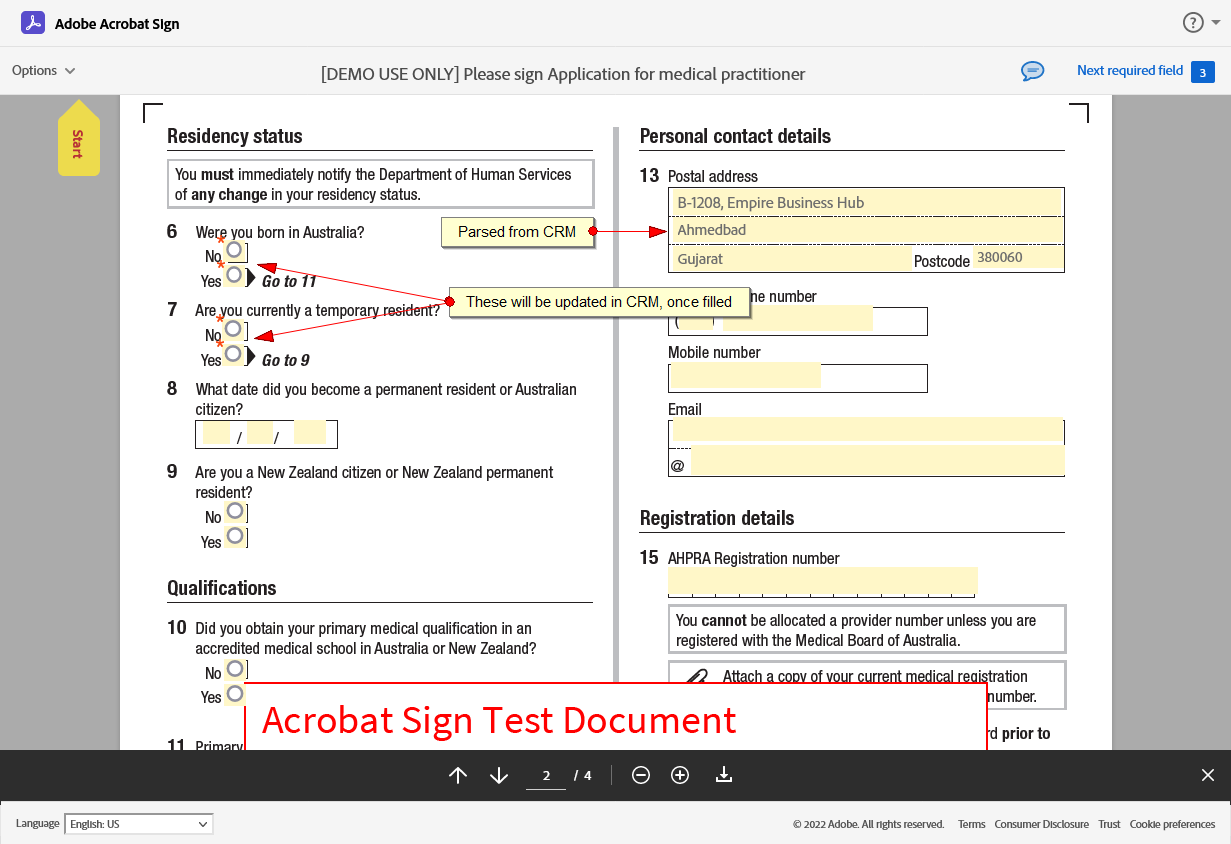 Adobe Sign for SuiteCRM