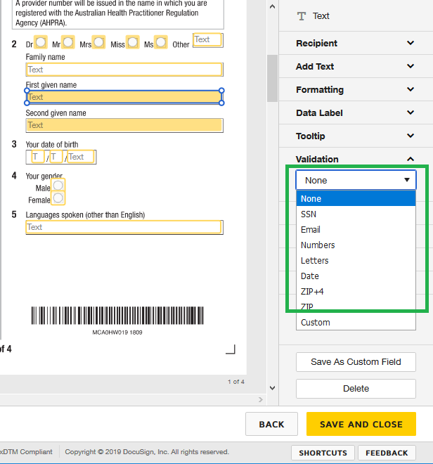 Supported fields for mapping in SuiteCRM